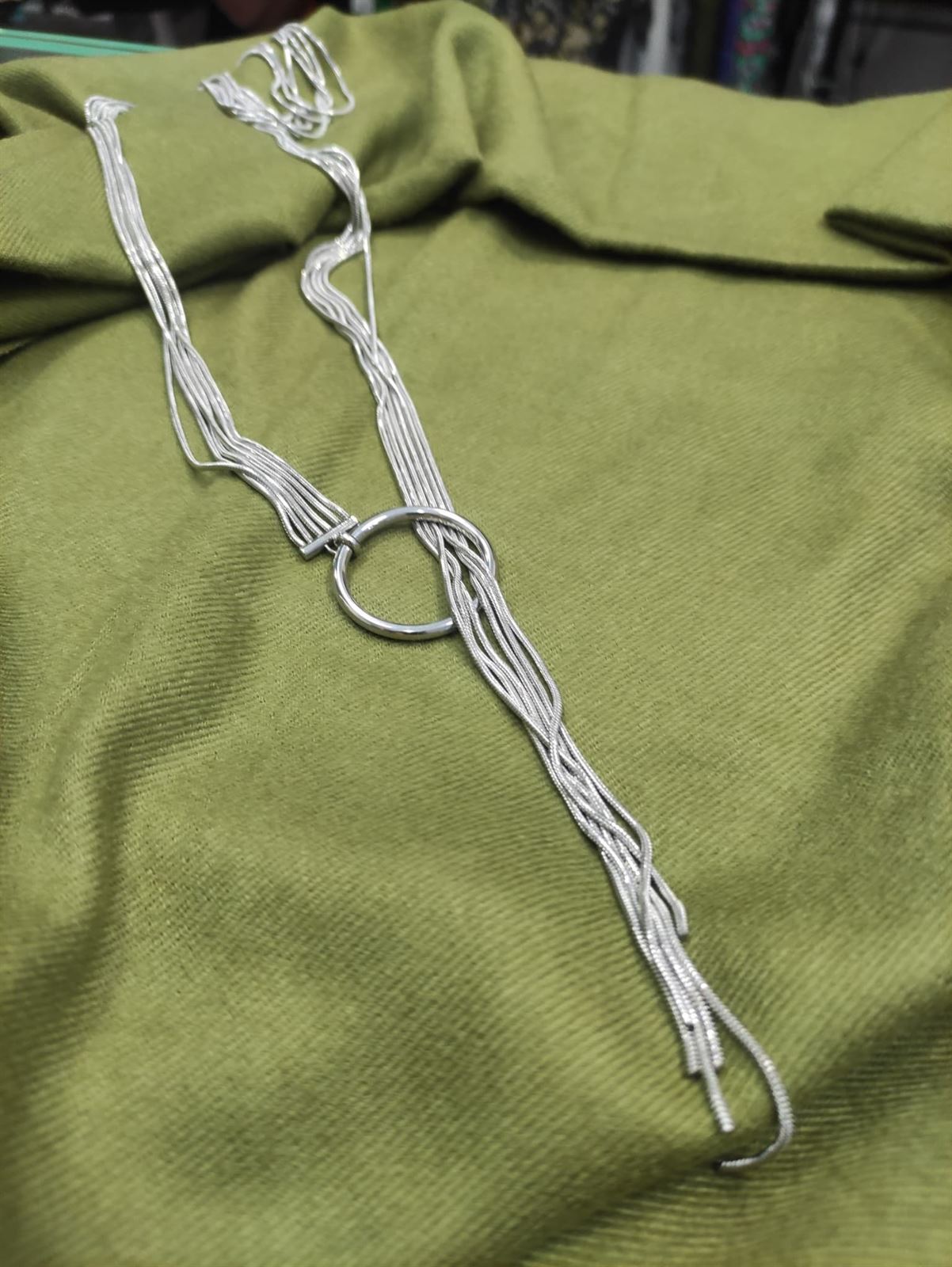 Collar largo con cadenas deslizantes - Imagen 5