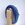 Diadema terciopelo en azul Klein con detalle pedrería - Imagen 1