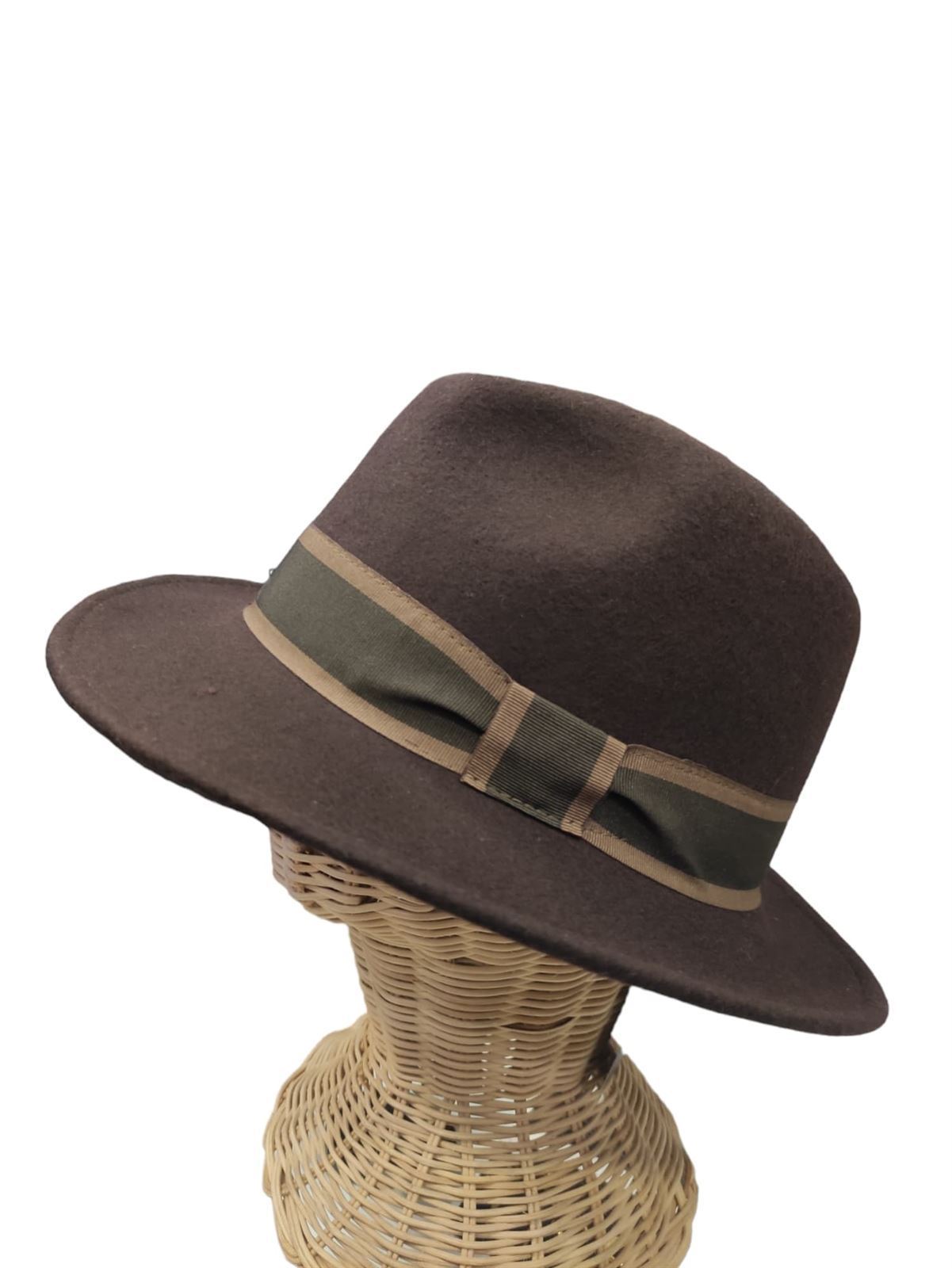 Sombrero marrón borsalino de la firma solid - Imagen 2